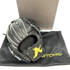 ☆□未使用　ATOMS グローブ　AGL-105 L 右投げ用　ブラックのサムネイル