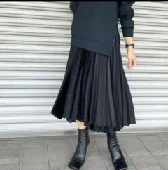 【未使用品】Theory×UNIQLO コラボ プリーツ ラップ スカート S