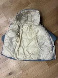 グレー フード付き ダウンコート