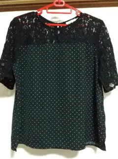 レディーストップス レース切り替え Lサイズ