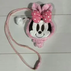ミニーマウス ポシェット ピンク ウサギ耳