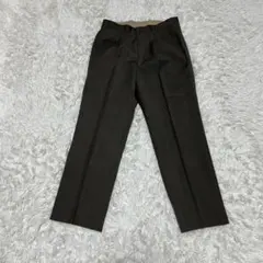 スラックス メンズ ビジネスパンツ ダークグレー 胴囲78 A4サイズ