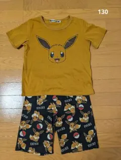 イーブイ パジャマセット 130cm ポケットモンスター　ポケモン　夏