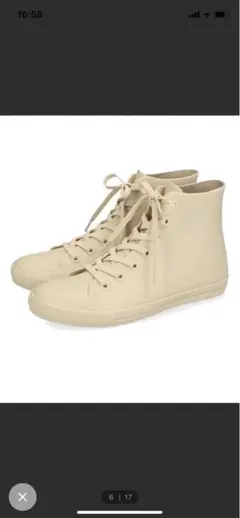 新品未使用ハイカットレインスニーカー/R-0016