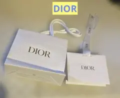 DIOR ホワイト ショップ袋2種