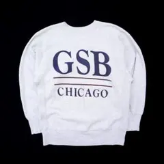 90s ビンテージ チャンピオン 染み込みプリント リバースウィーブ スウェット