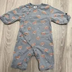 futafuta クマ柄ロンパース 新生児50〜60cm