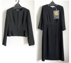 新品【AOKI×TEIJIN】ブラックフォーマル アンサンブル ワンピース♪7号