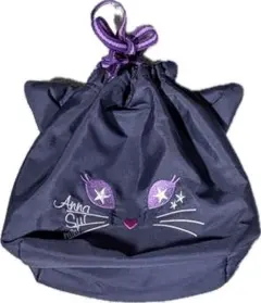 Anna Sui mini 猫モチーフ 巾着ポーチのサムネイル