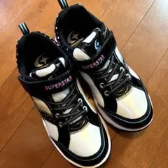 22.5cmMoonstar SUPERSTAR パワーバネのチカラ スニーカー