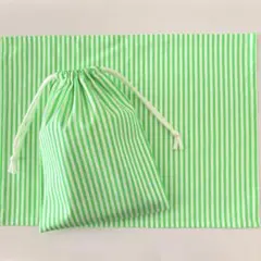 97 給食袋　ランチョンマット　ハンドメイド