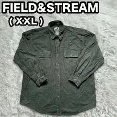 【USA古着】FIELD&STREAM ネルシャツ アメカジ ダークグリーンのサムネイル