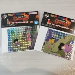 ドラゴンボール 一番くじ フレークプリズムステッカー　2種