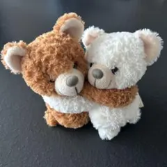 TAKE OFF 抱き合うクマのぬいぐるみ 2体セットのサムネイル