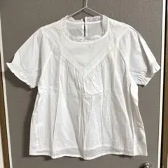 レース ブラウス 半袖 ホワイトのサムネイル