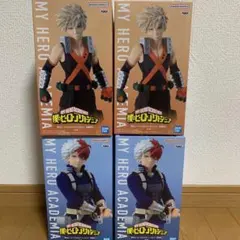 僕のヒーローアカデミア 爆豪、轟　4体セット
