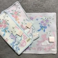 sale ３枚 新品 ジルスチュアート シェニール織 ハンドタオル ドレス