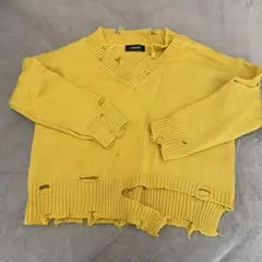 ダメージニット ニット