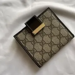 GUCCI GGパターン 二つ折り財布
