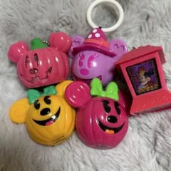 ディズニーハロウィン カプセルトイ ガチャガチャ ミニー カボチャ ランタン