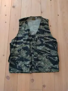 Nigel Cabourn 迷彩 Vネック ベスト - メルカリ