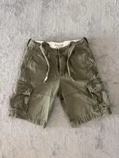 Abercrombie & Fitch カーゴショートパンツ オリーブ 28のサムネイル