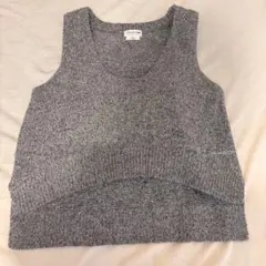 CIAOPANIC TYPY グレー ラメニットベスト ONEサイズ