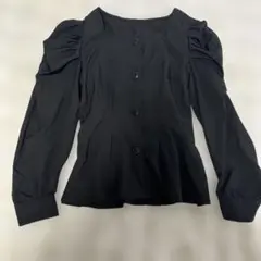 パフスリーブ 長袖 シャツ