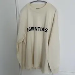 ESSENTIALS ロンT Mサイズ クリーム色