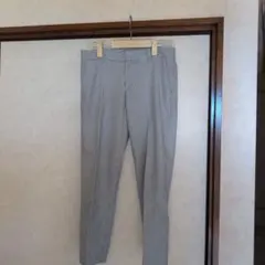 ユニクロストライプ柄Мサイズ スマートアンクルパンツ