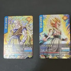 ドラゴンボールカード ベジット&ゴテンクス 神レア　爆レア ドラゴンボール データカードダス 爆レア 3枚セット - メルカリ