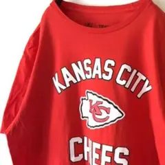 NFL カンザスシティチーフス Tシャツ L レッド 赤 古着