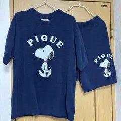 ジェラートピケ　美品　スヌーピー　上下セット