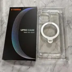 TORRAS iPhone15 ケース MagSafe対応 スタンド付き クリア