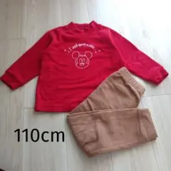 UNIQLO　キッズ　フリースパジャマ　ミッキー　ディズニー　110cm