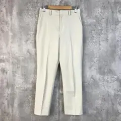 美品/ユニクロ/Mサイズ/パンツ/アイボリー/スリムフィット/スラックス/綺麗め