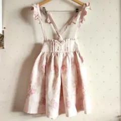 リズリサ　LIZLISAシンデレラ柄　スカート　ピンク　薔薇柄　花柄 量産型のサムネイル