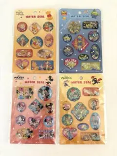 ディズニー ウォーターシール 4点セット