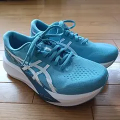 ASICS マジックスピード4 25.5cm ワイド ブルー×ホワイト 美品