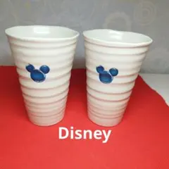 Disney　ディズニー　ミッキー　タンブラー　陶器 ２個セット