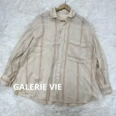 ギャルリーヴィー GALERIE VIE 麻100%シャツ トゥモローランドのサムネイル