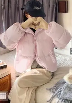 スタンドカラーショート丈ダウンジャケット[dk1342]