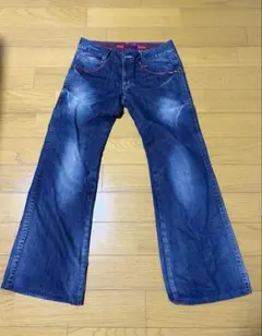 歴史的遺産 Ran DENIM SAKAMOTO フレアパンツ デニム ジーンズ - メルカリ