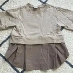 petit main トレーナー 100cm ベージュ