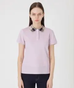 美品✨BLUELABELクレストブリッジチェックカラーポロシャツ