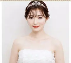 annan wedding 横幅広め 低め ティアラ TLM298new - メルカリ