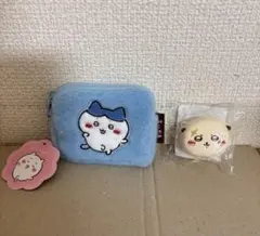 ちいかわ ふわふわミニポーチ ハチワレ
