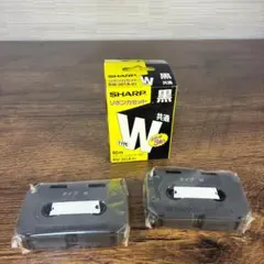 SHARPシャープ ワープロ用リボンカセット EW黒3個入 RW-201A-B3 - メルカリ