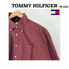 TOMMY HILFIGER Ｍサイズ トミー チェック バイカラー
