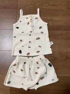 韓国風 ベビー服 タンクトップ ショートパンツセット 80 未使用